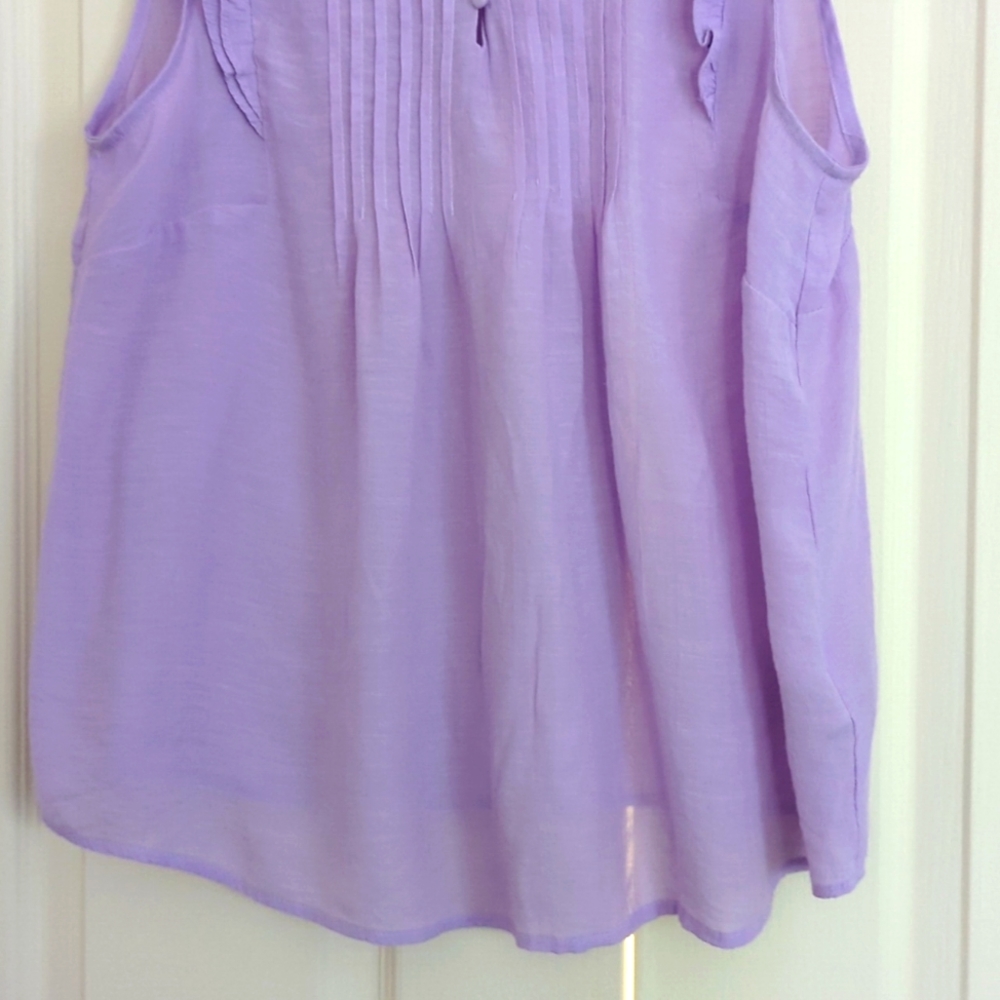 Elegant, light, lavender color blouse